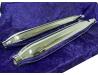 Exhaust silencer set